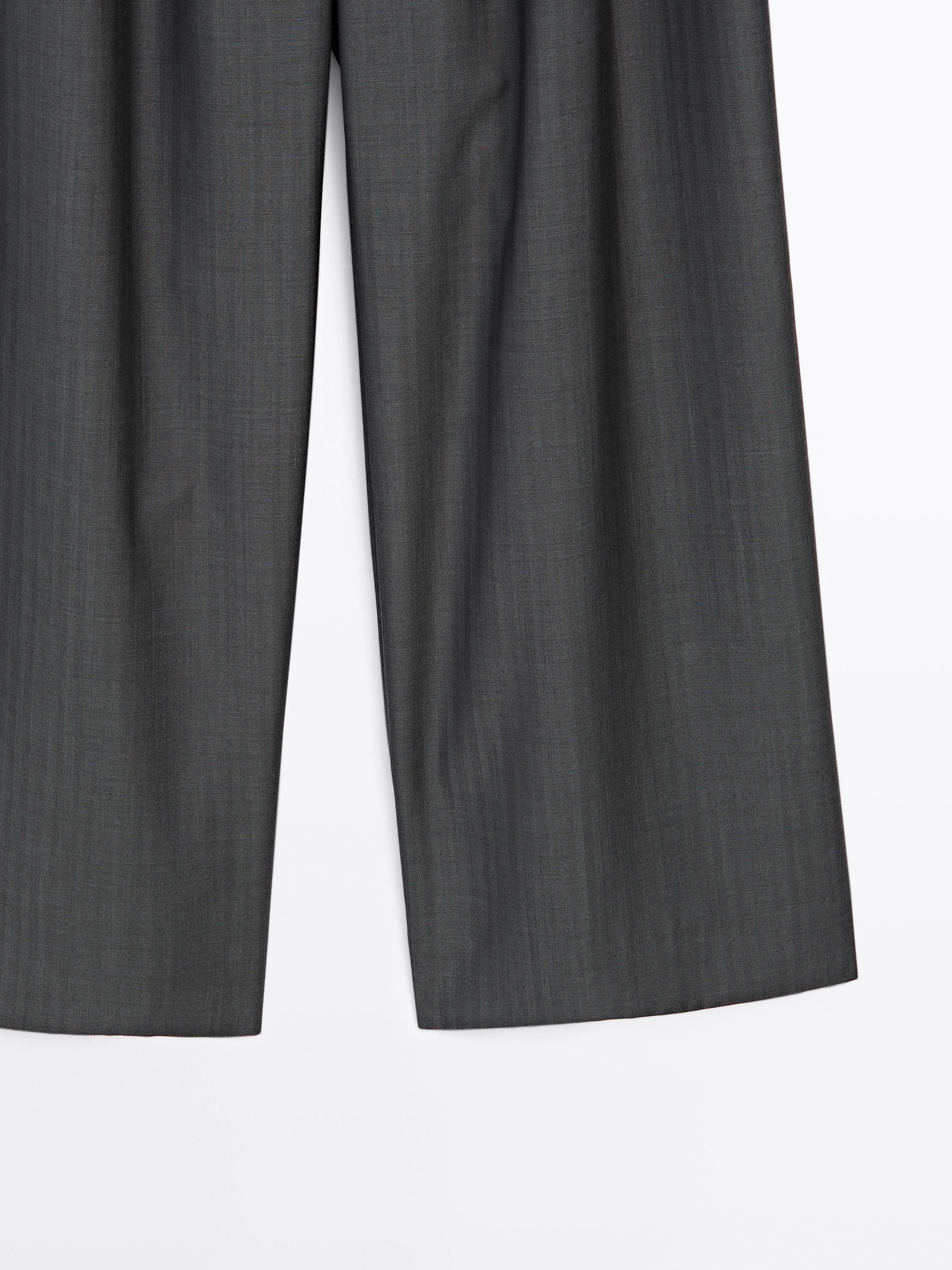 100% wool darted trousers - STUDIO