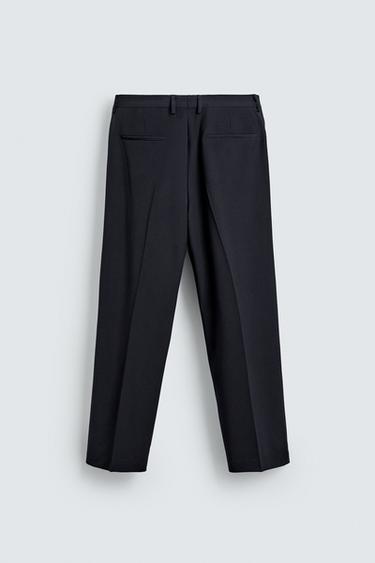 COMFORT SUIT TROUSERS - Navy blue by Zara - Image 1