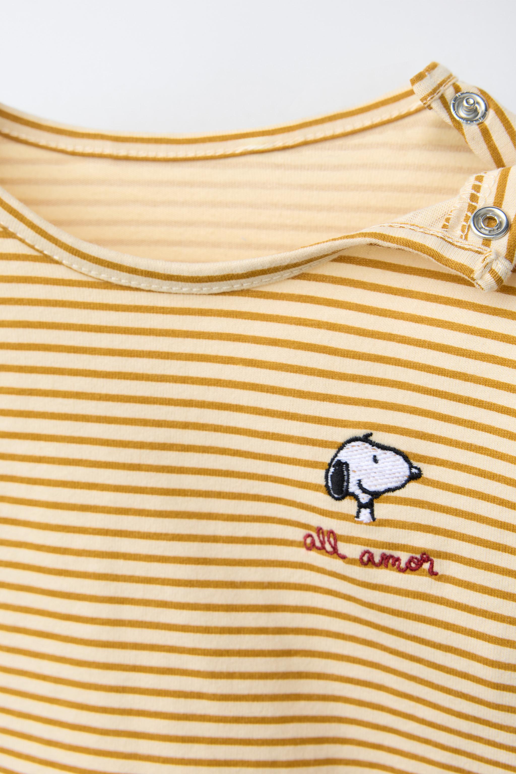 STRIPED SNOOPY PEANUTS™ T-SHIRT