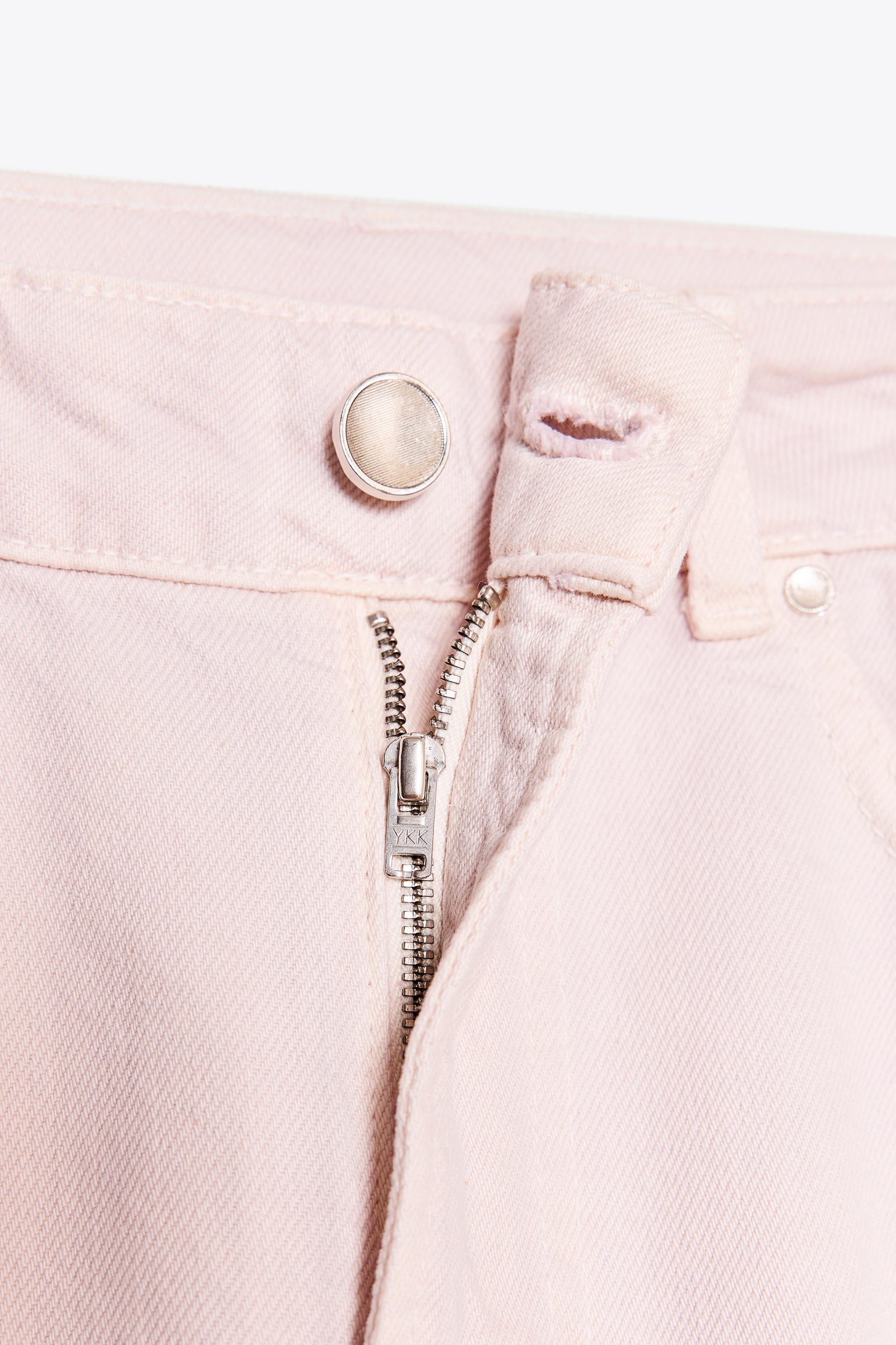 【ZARA】ZW COLLECTION BARREL HIGH-WAIST デニムパンツ ZW COLLECTION BARREL HIGH WAIST JEANS - Mid-blue | ZARA