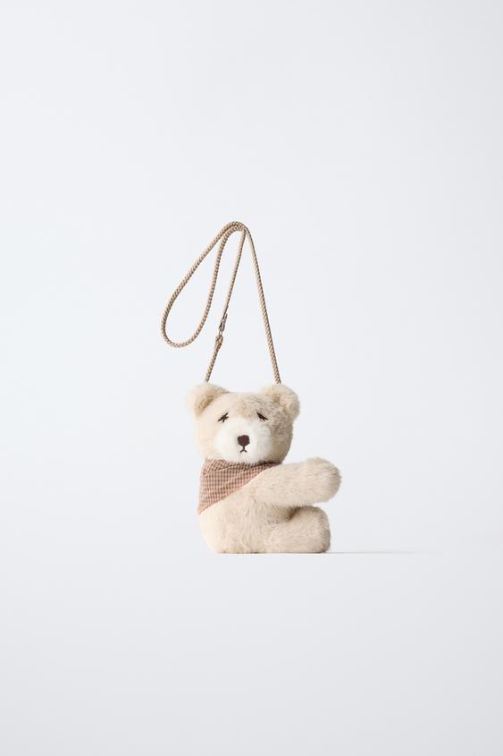 BANDOLERA OSITO - Blanco Crudo de Zara - Imagen 0