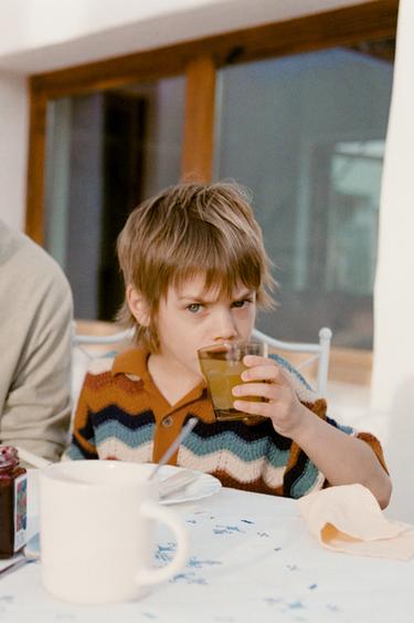 ТРИКОТАЖНА РИЗА С КРОШЕТ - Многоцветни от Zara