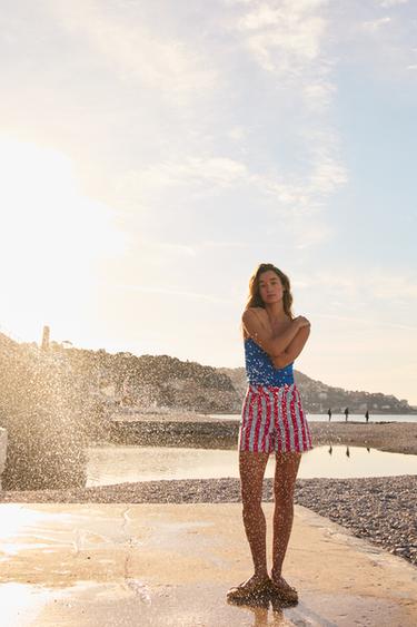 STRIPED SHORTS - Multicoloured by Zara - Image 2
