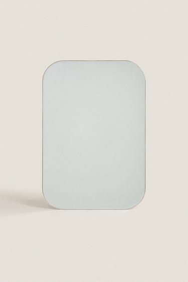 WANDSPIEGEL MET RONDE LIJST - ZILVER MAT van Zara