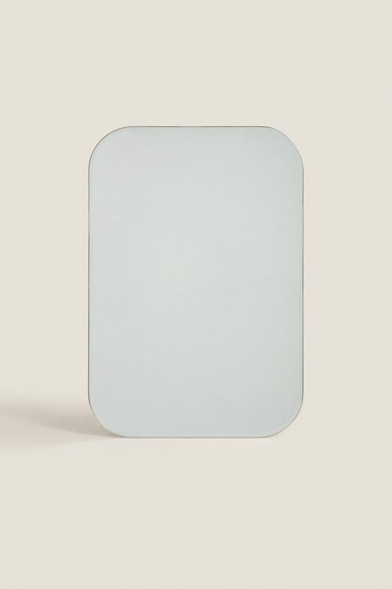 WALL MIRROR WITH ROUND FRAME - Matte silver | ZARA United States