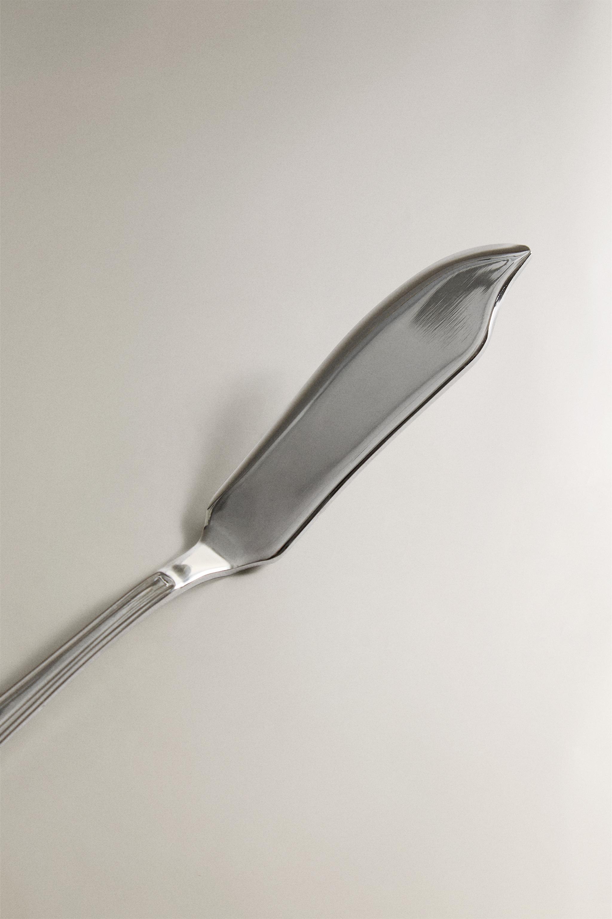 COUTEAU À POISSON ACIER BRILLANT