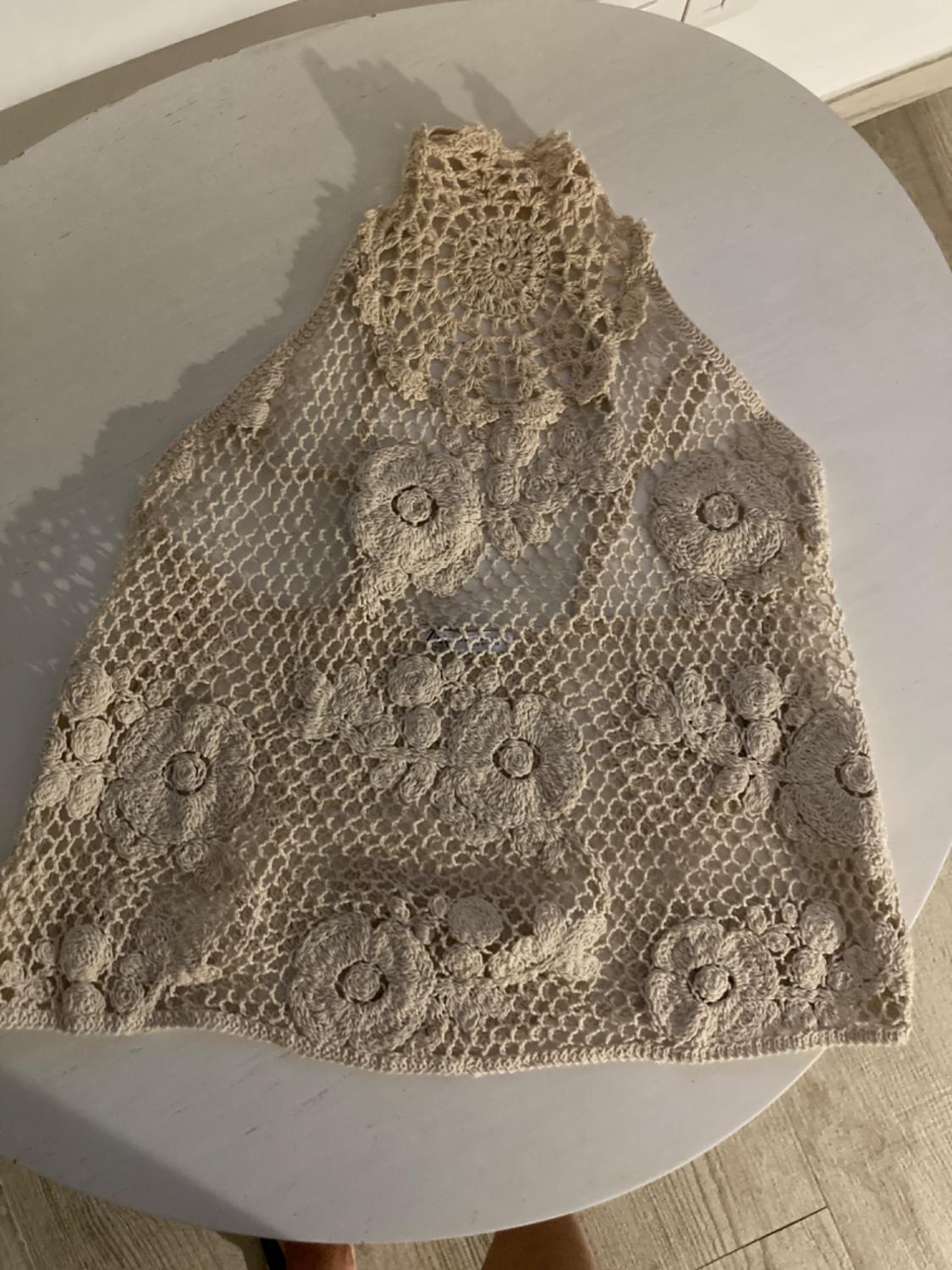 CROCHET HALTER NECK TOP - Image 2