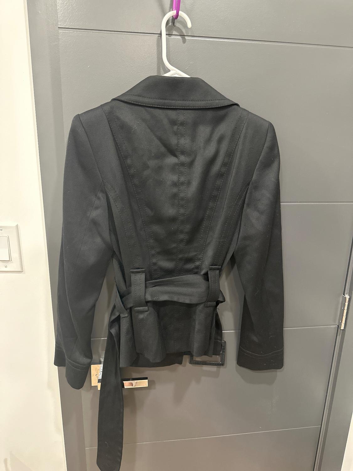 BLACK BLAZER WITH BELT - Image 4