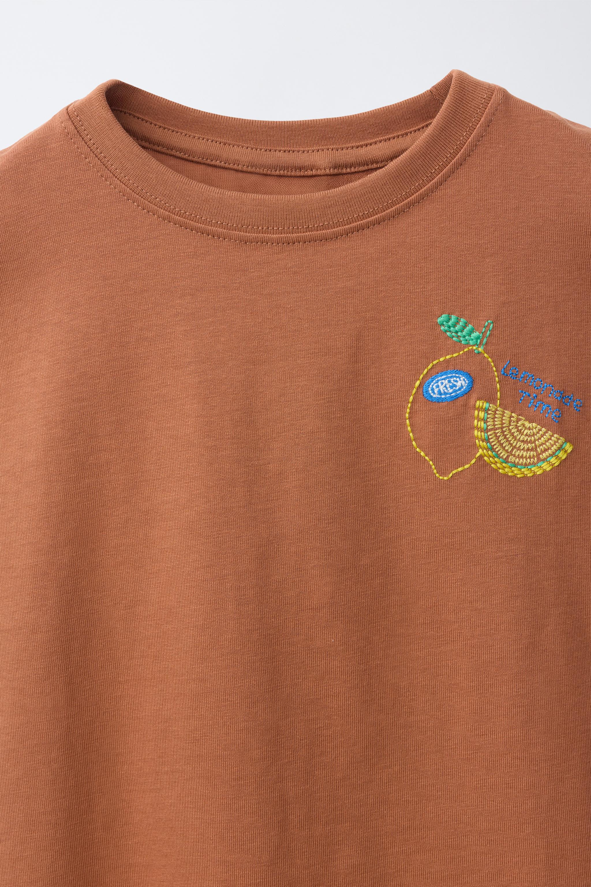 T-SHIRT BRODÉ PLAGE