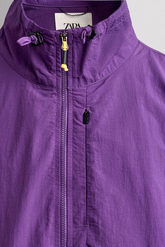 BLOUSON KANGOUROU TECHNIQUE - Violet de Zara - Image 8