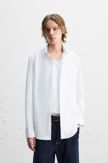 TEXTURED SHIRT - White by Zara