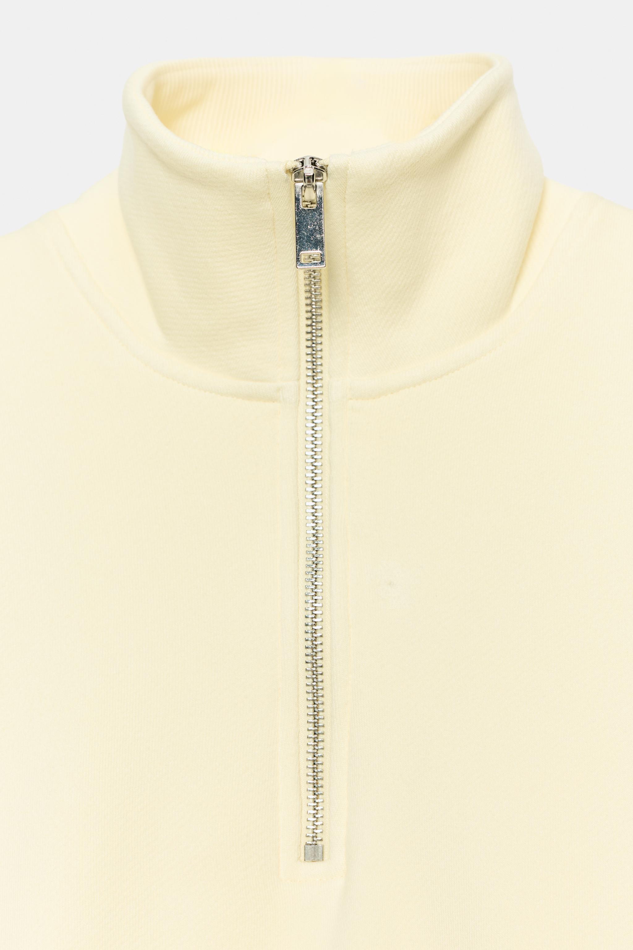 Zara METAL FERMUARLI SWEATSHIRT görsel 7