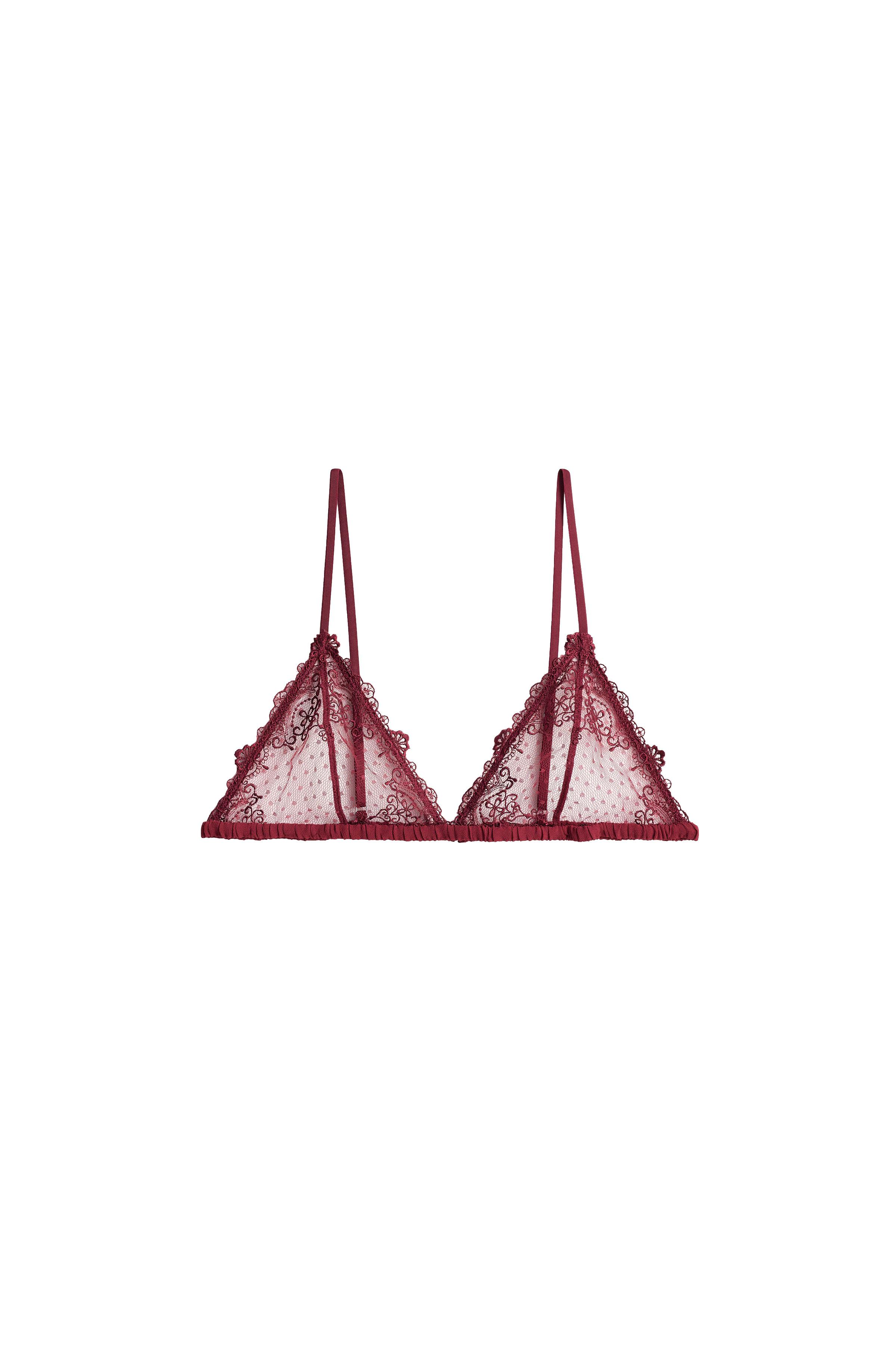 SOUTIEN-GORGE TRIANGLE DENTELLE LIMITED EDITION