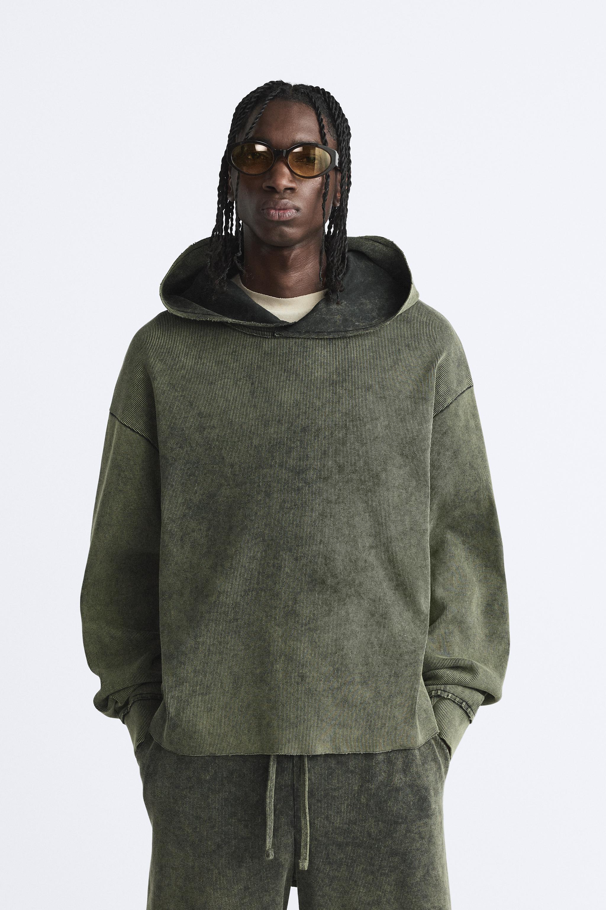 Gray and best sale green hoodie