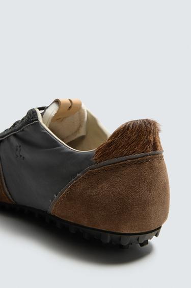 LEATHER SNEAKERS X SR_A - Multicoloured by Zara - Image 6