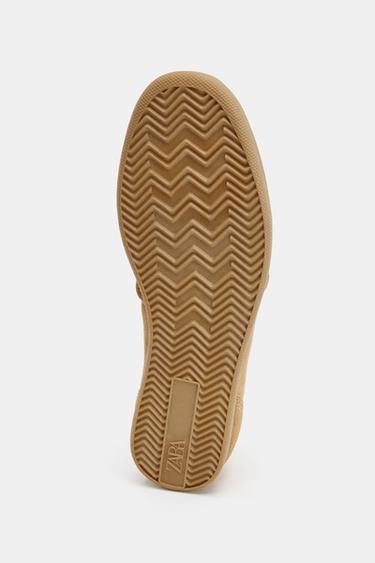 TENNIS EN CUIR - Marron de Zara - Image 4