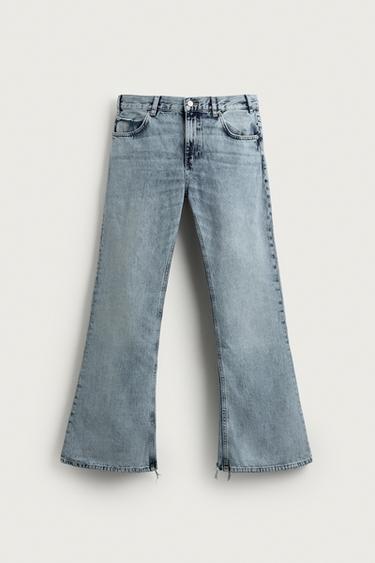 FLARE FIT JEANS - Light blue by Zara
