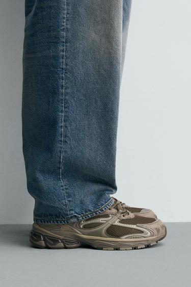 CHUNKY SOLE TRAINERS - Brown by Zara - Image 0