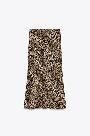 ZW COLLECTION LONG SKIRT - Leopard by Zara - Image 3