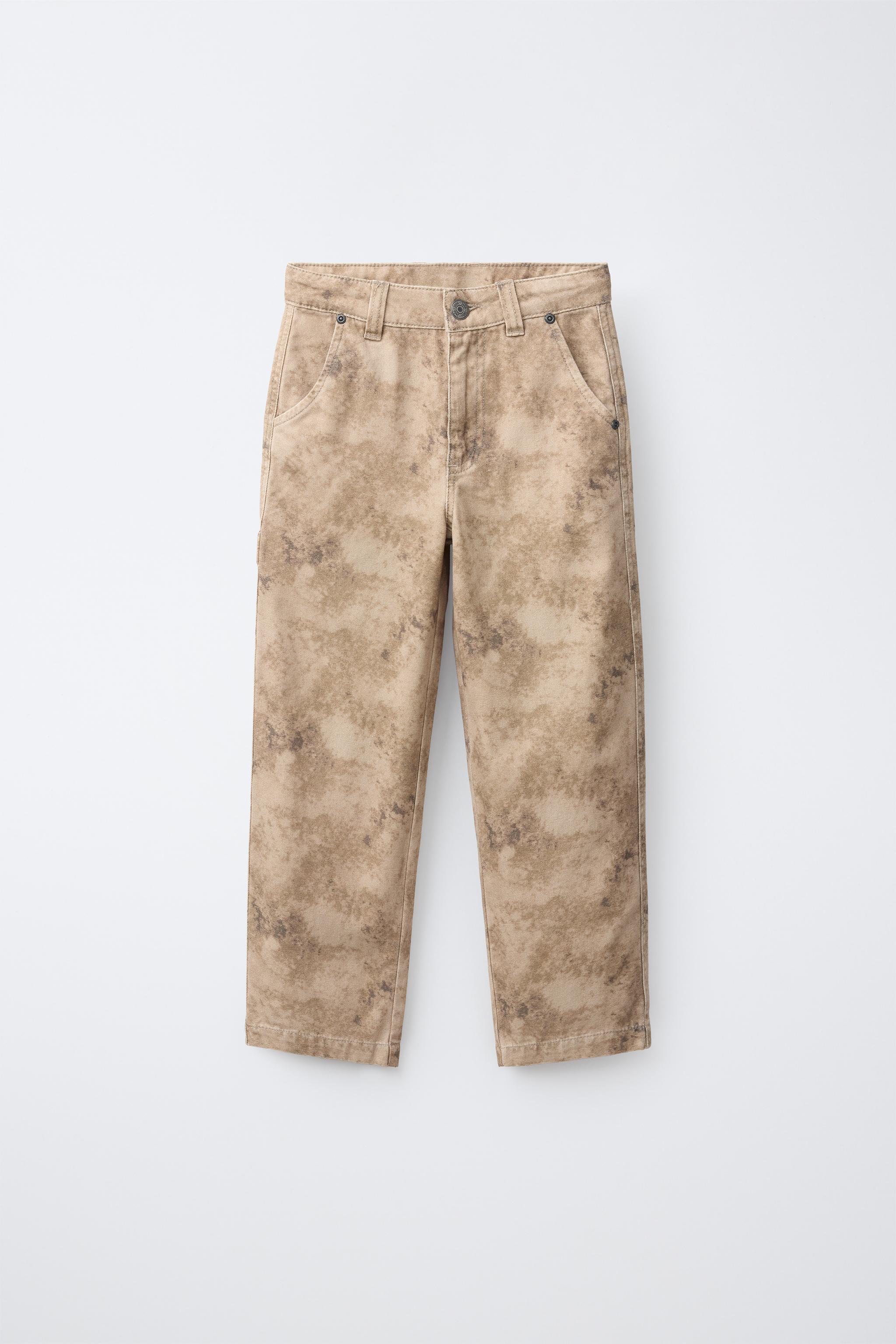PANTALON CARGO À IMPRIMÉ TIE DYE