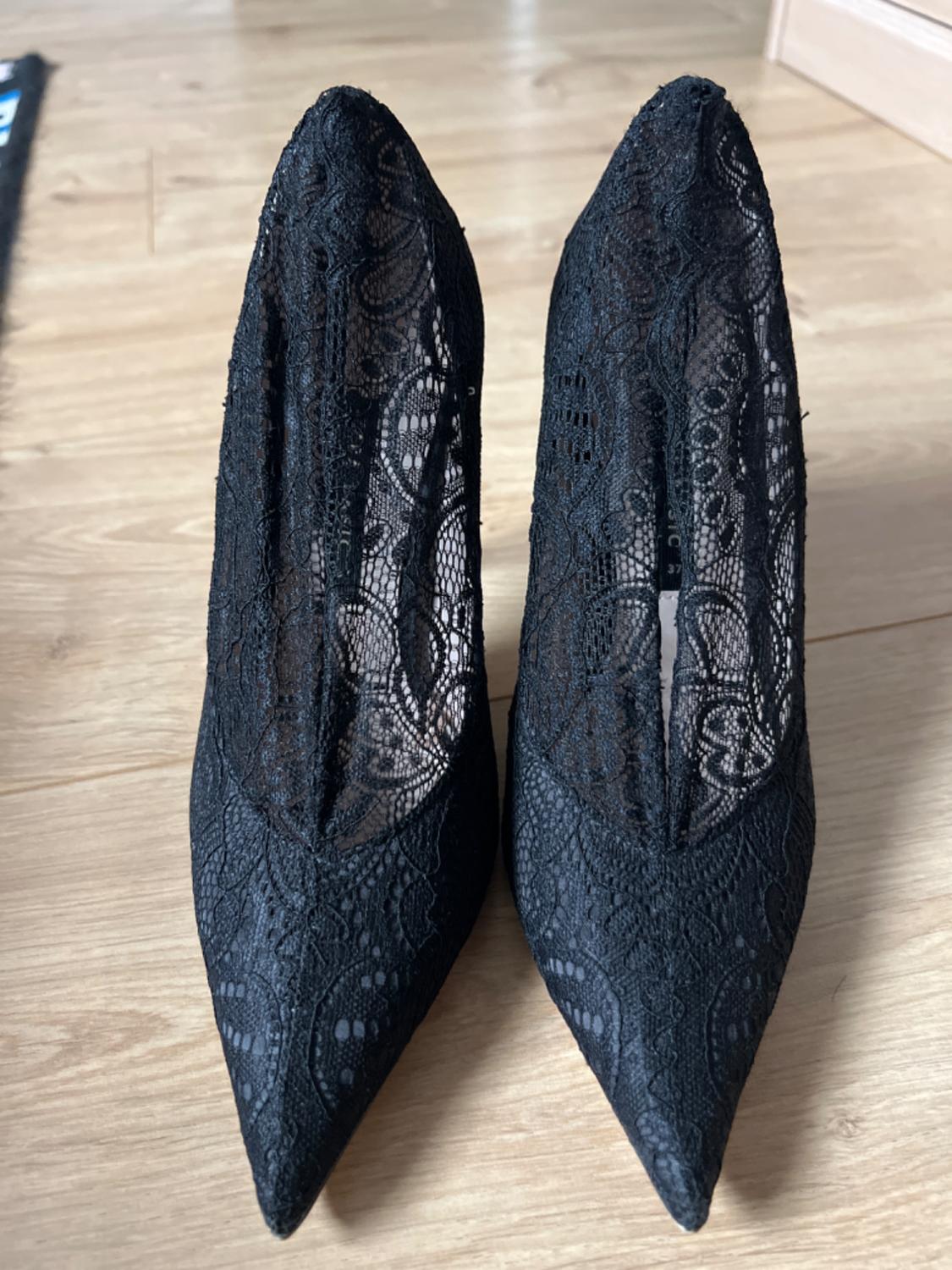 HIGH HEEL LACE COURT SHOES - Image 4