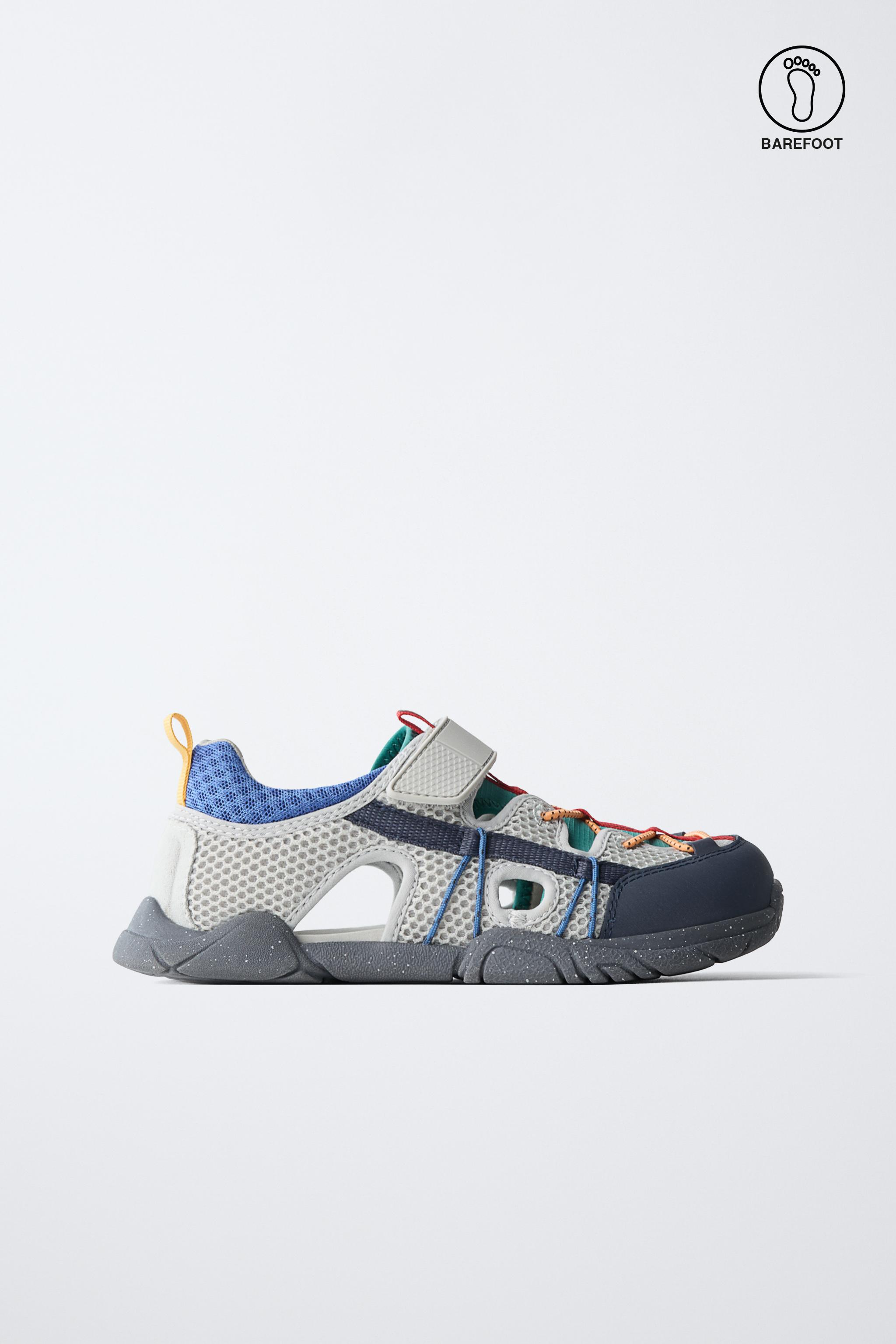 BAREFOOT SNEAKERS WITH CUTOUTS — Multi-color