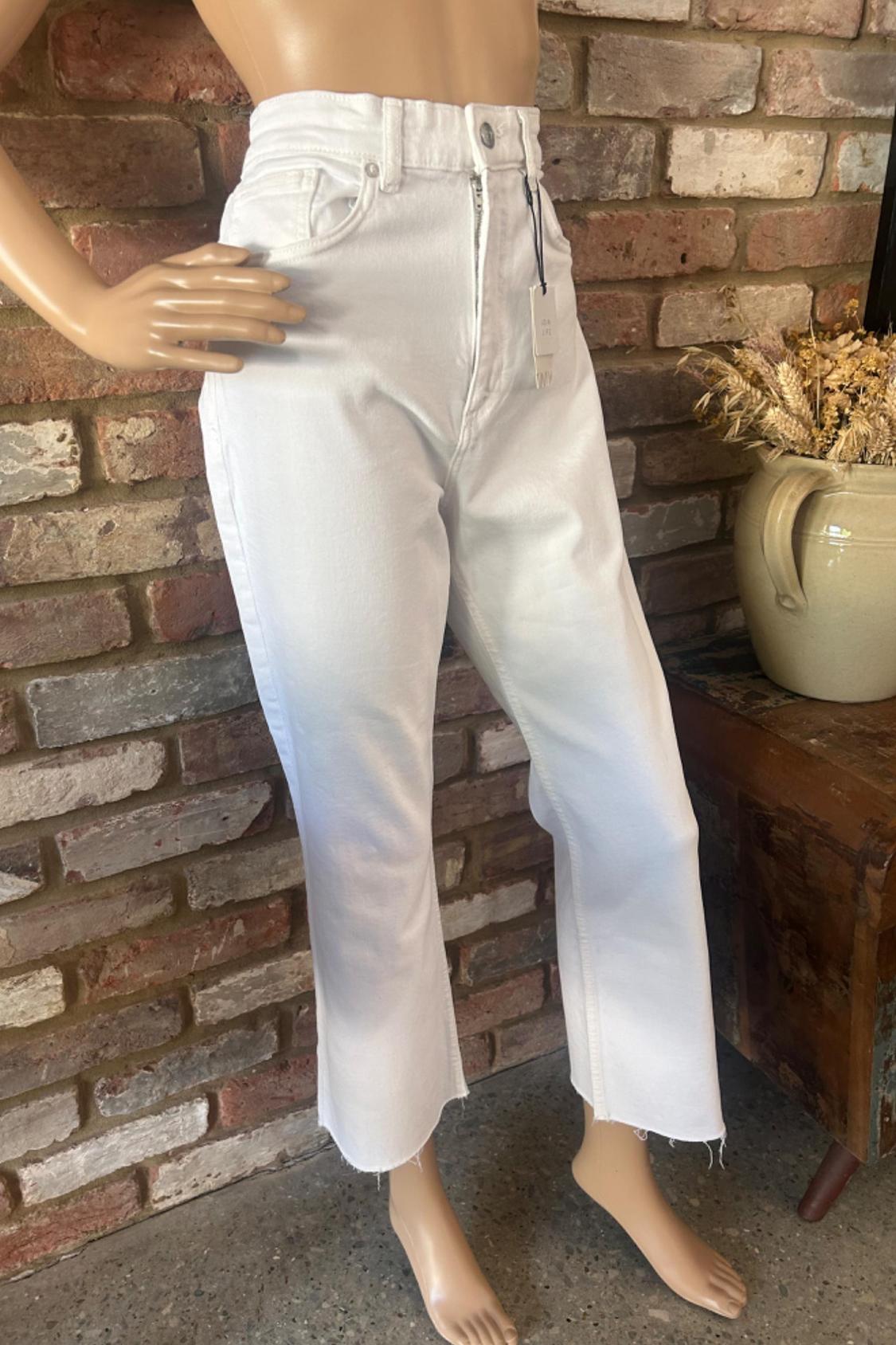 CROPPED FLARE MID-RISE JEANS - Image 2