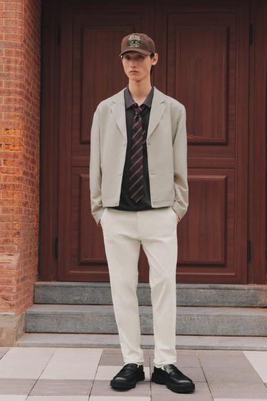 Zara 厚底裝飾絆帶樂福鞋 - 黑色 - 圖片 0
