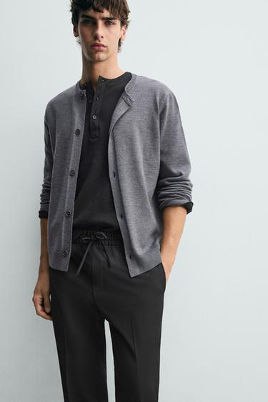 PANTALON JOGGER À TAILLE CONFORTABLE - Noir de Zara - Image 5