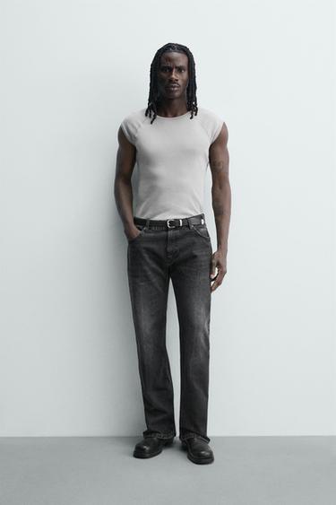 ΤΖΙΝ ΣΕ ΓΡΑΜΜΗ FLARE - Ανθρακί του Zara - Εικόνα 0