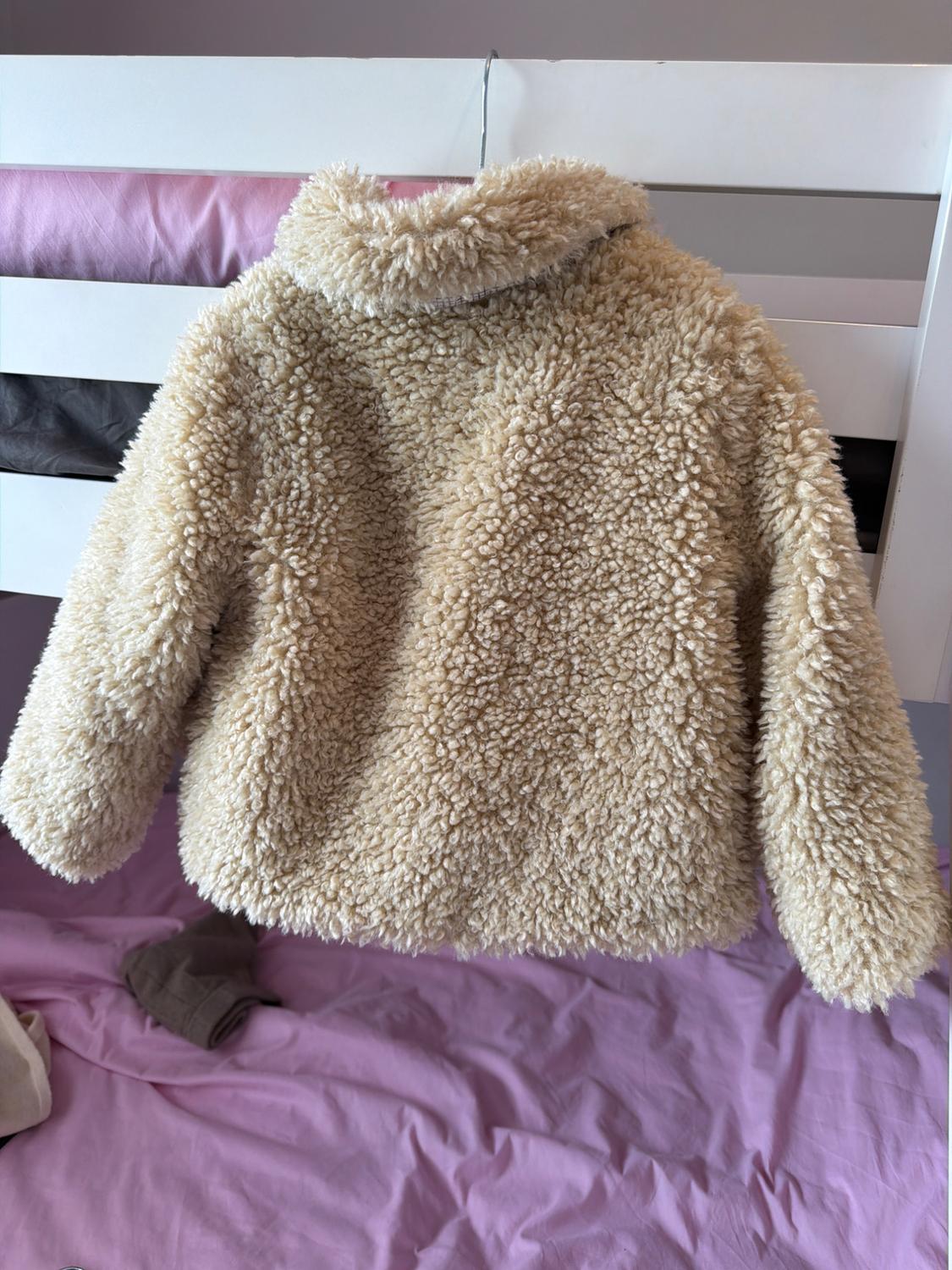 FAUX SHEARLING TOGGLE JACKET - Image 4