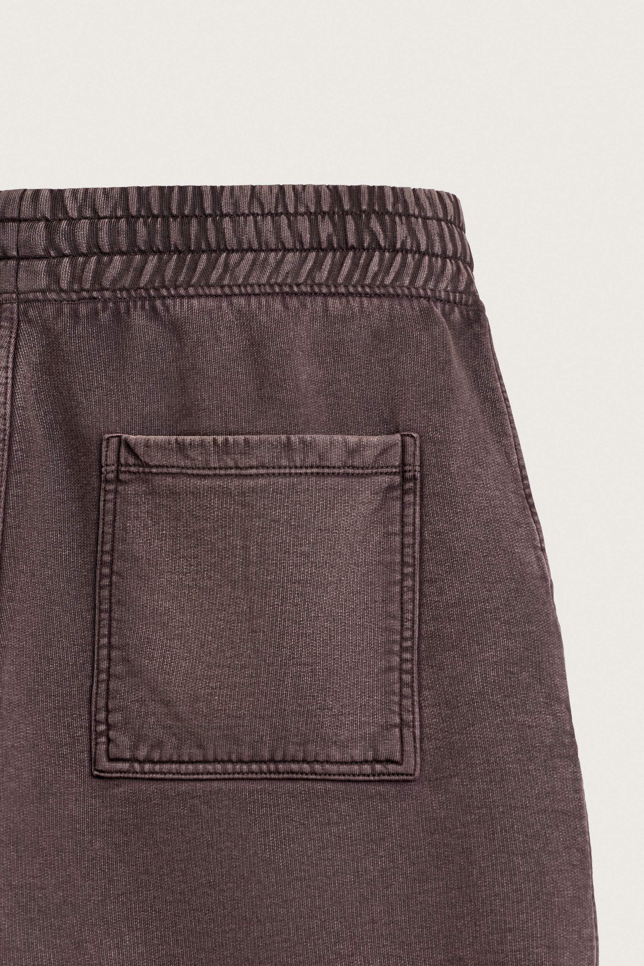 WASHED SWEAT SHORTS