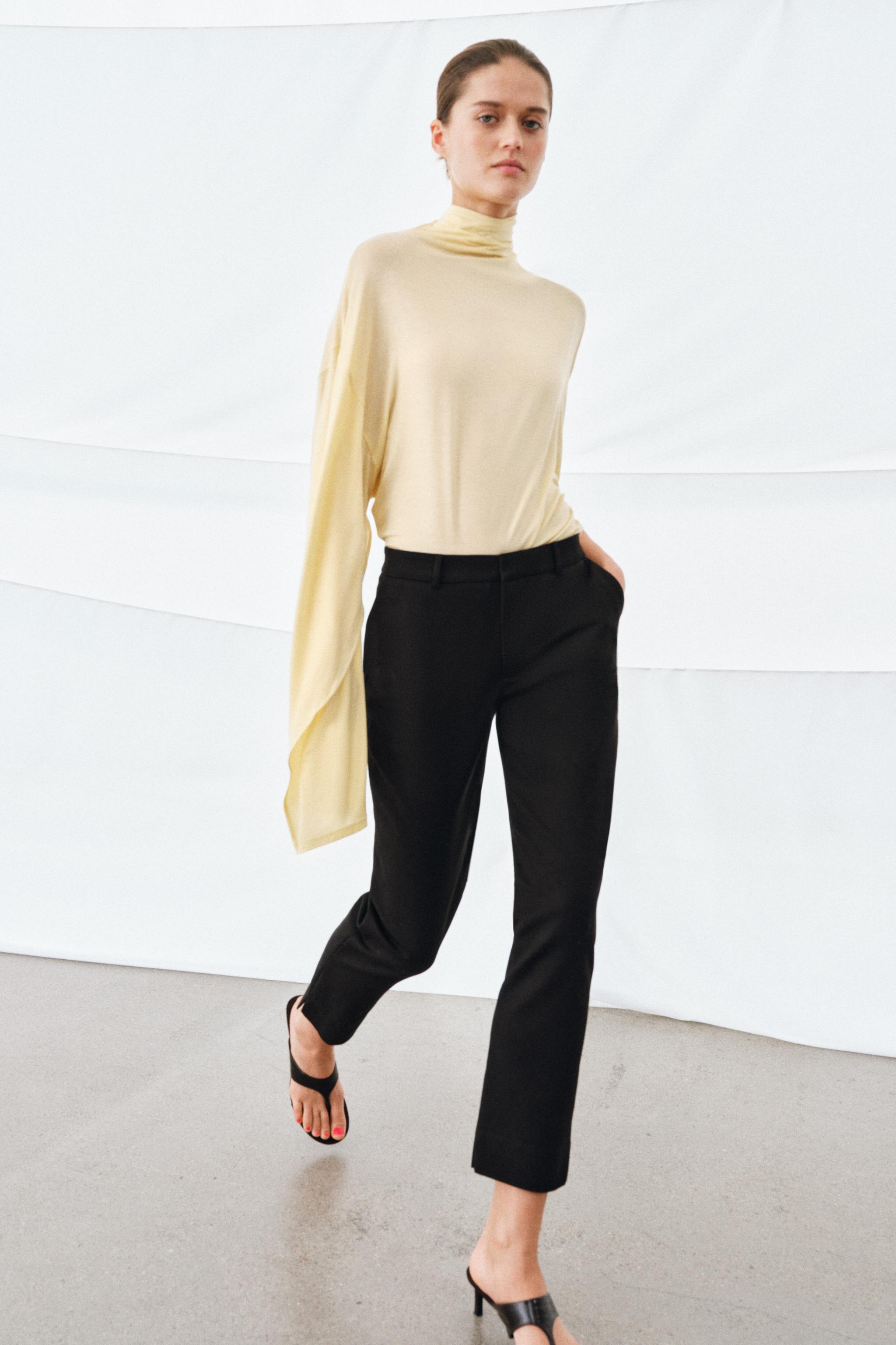 ZW COLLECTION DÜŞÜK BEL KAPRI PANTOLON - Görsel 4