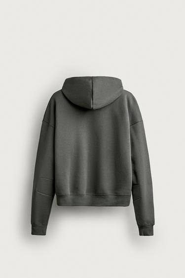 COMPACT BOXY FIT HOODIE — Blue green 2