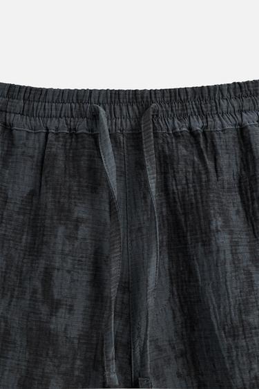 TIE-DYE PRINT TEXTURED BERMUDA SHORTS - 028 by Zara - Image 8
