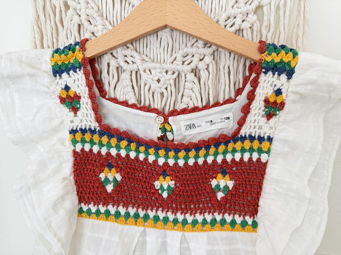 RUFFLED CROCHETED TOP - Image 3