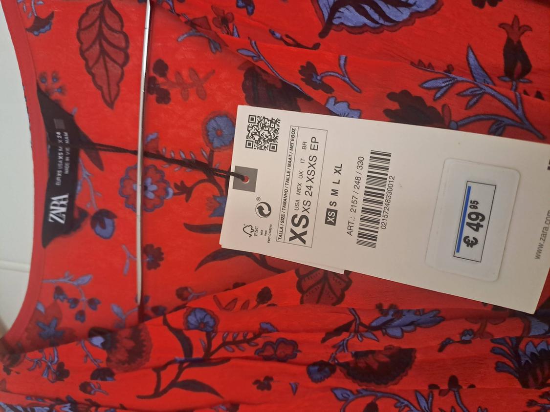 RUFFLED PRINTED DRESS - Image 3