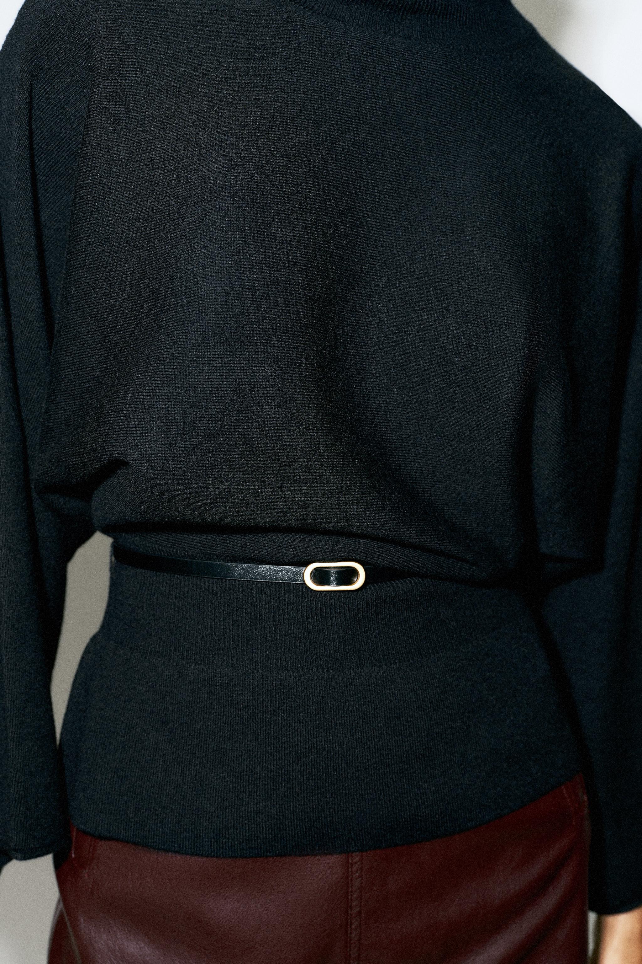 Belted Knit Sweater by Zara
