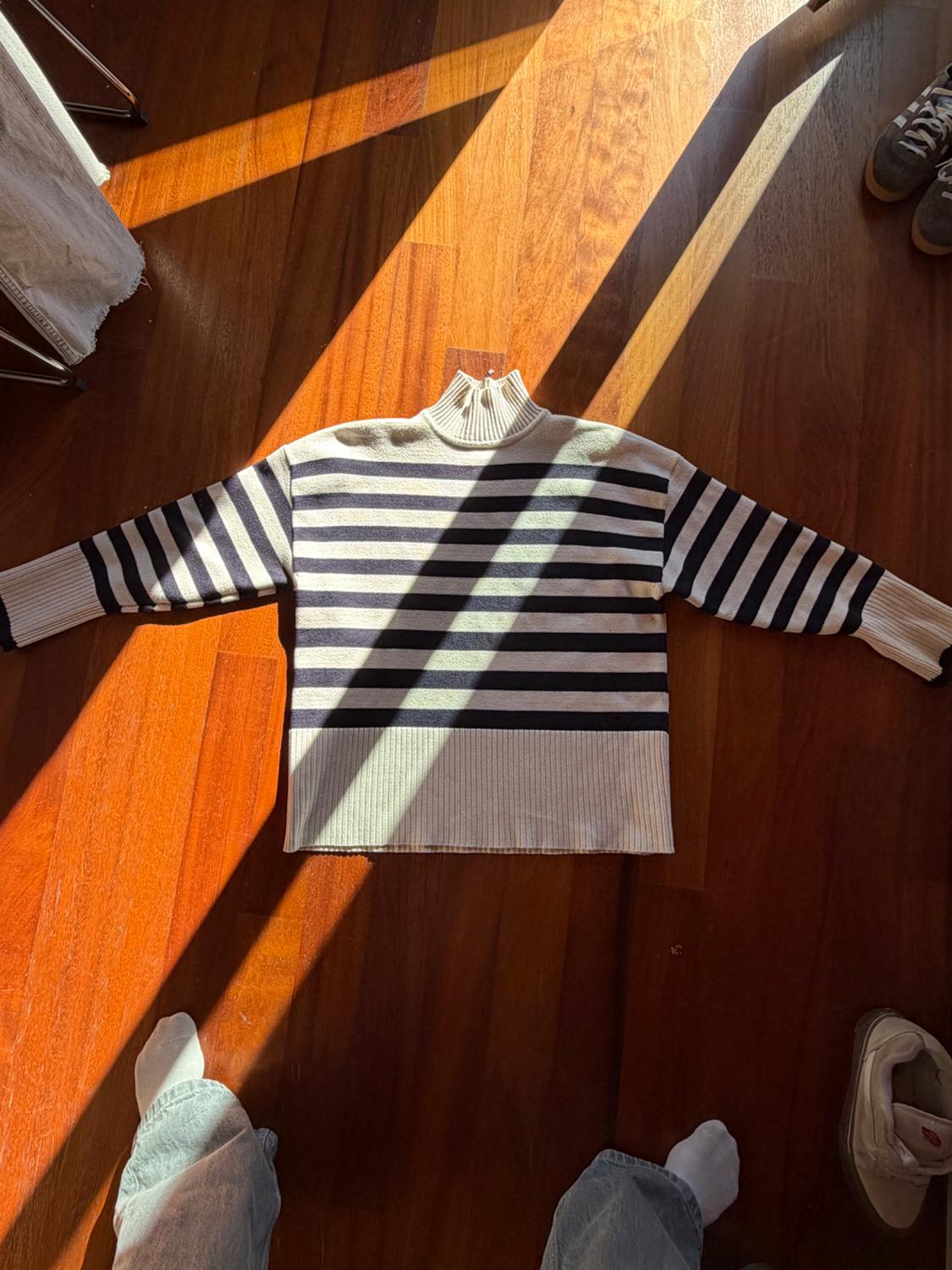 STRIPED KNIT SWEATER - Image 2