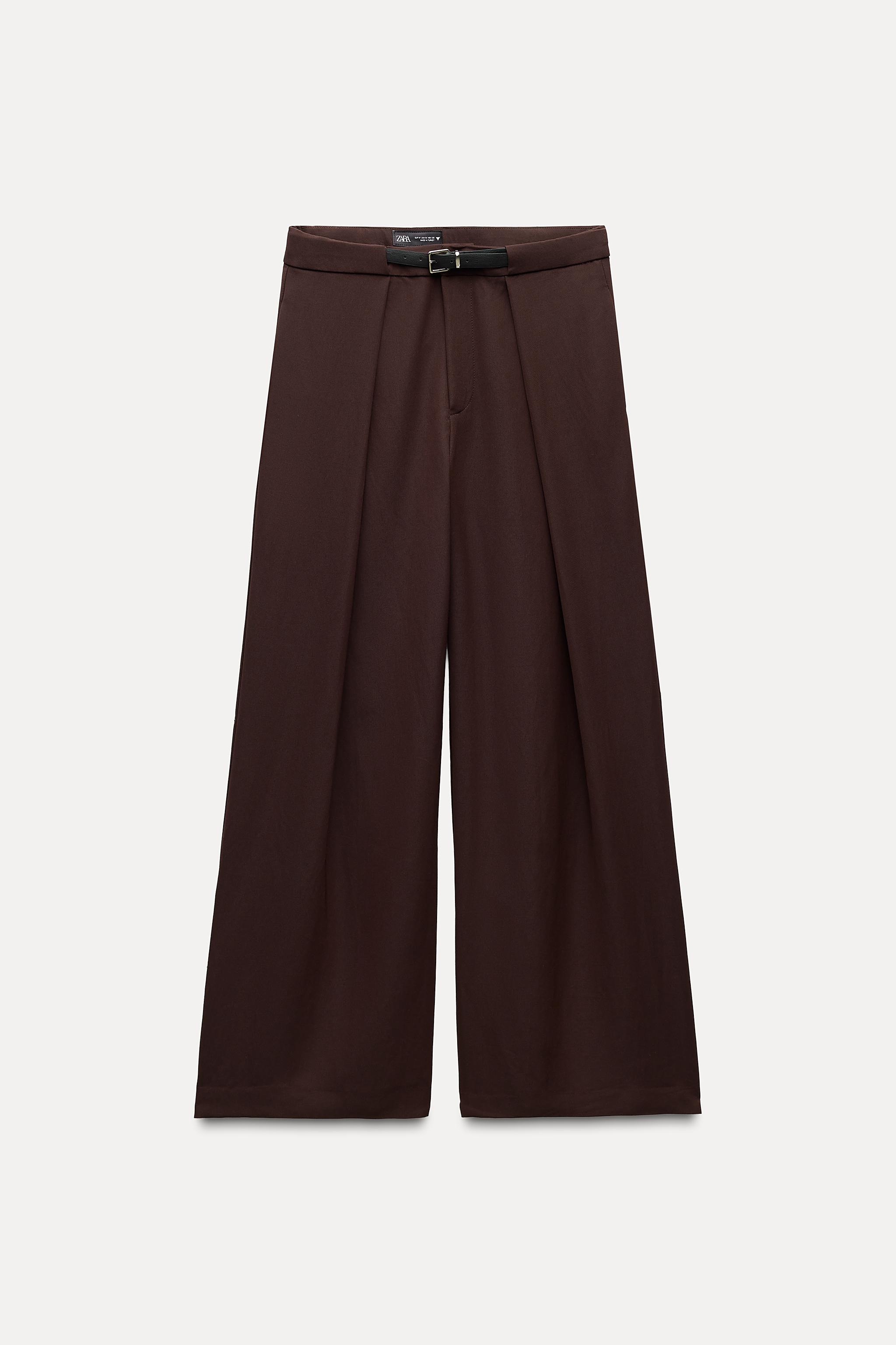 Pleated pants zara online