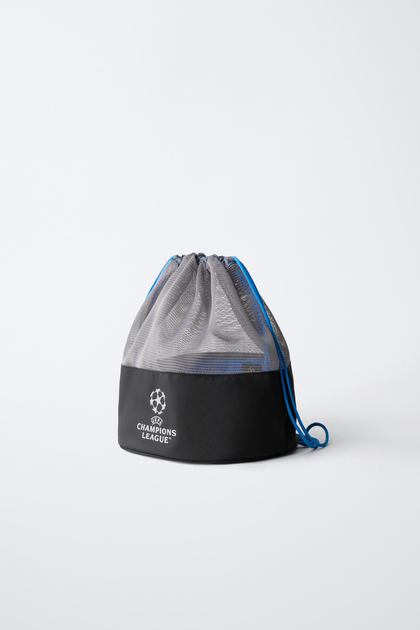 Детская сумка Zara UEFA Champions League® Drawstring, цвет: Серый — фото 2