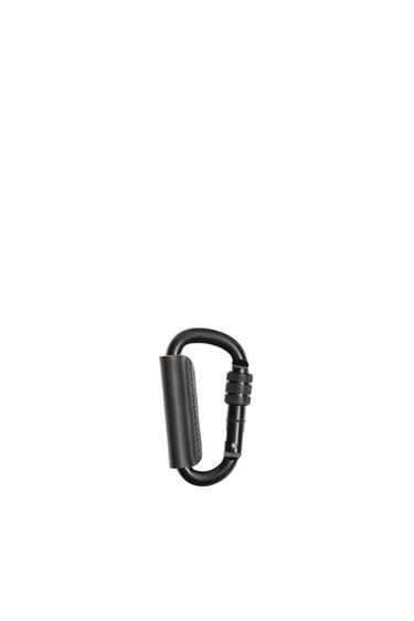 Zara AARON LEVINE X ZARA LEATHER CARABINER - Black