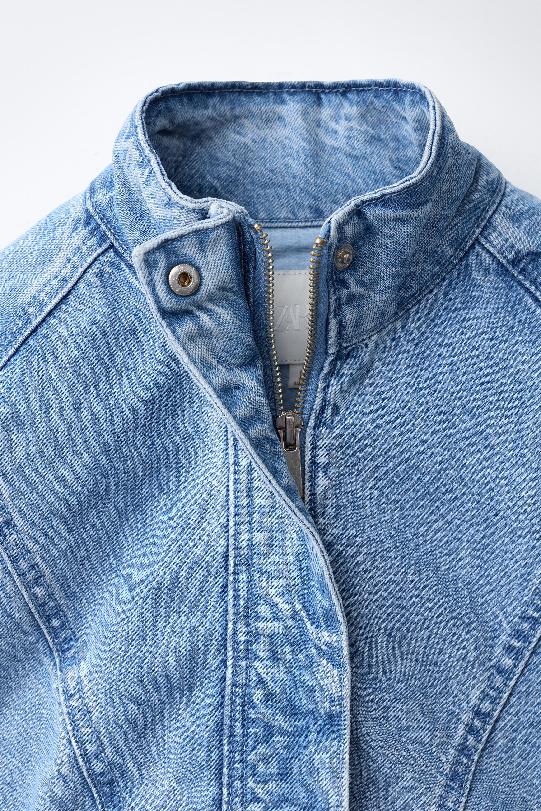STITCHED DENIM JACKET