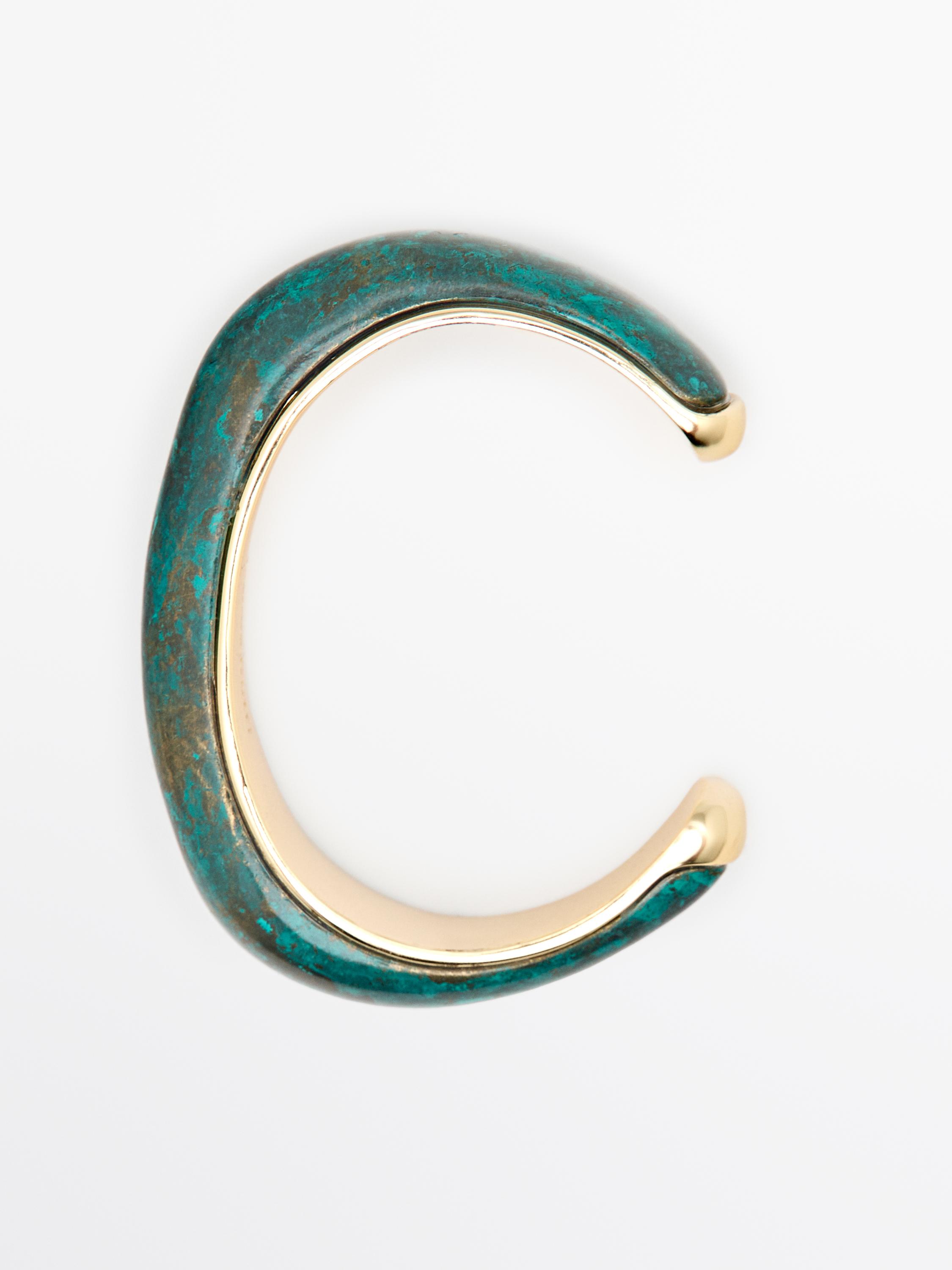 Bronze effect patina bracelet