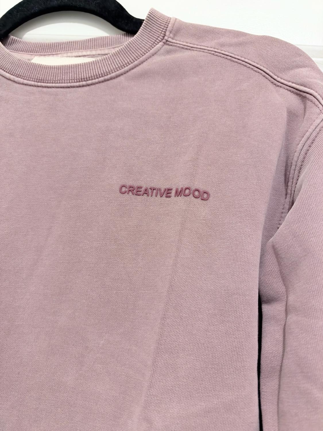 WASHED EFFECT TEXT SWEATSHIRT - Image 2