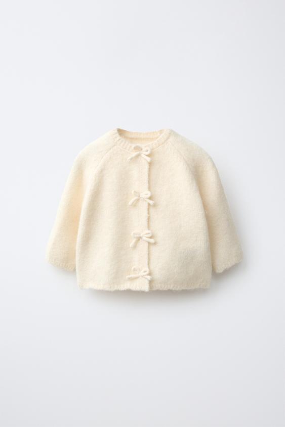 BOW CARDIGAN - Vanilla by Zara - Image 0