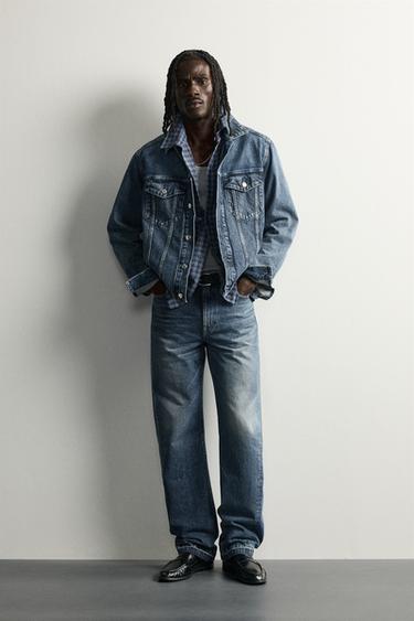 DENIM TRUCKER JACKET 2026 TANAKA NY TYO LTD.© - Mid-blue by Zara