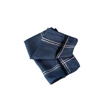 Zaras BANDANA I SILKE - Marinblå