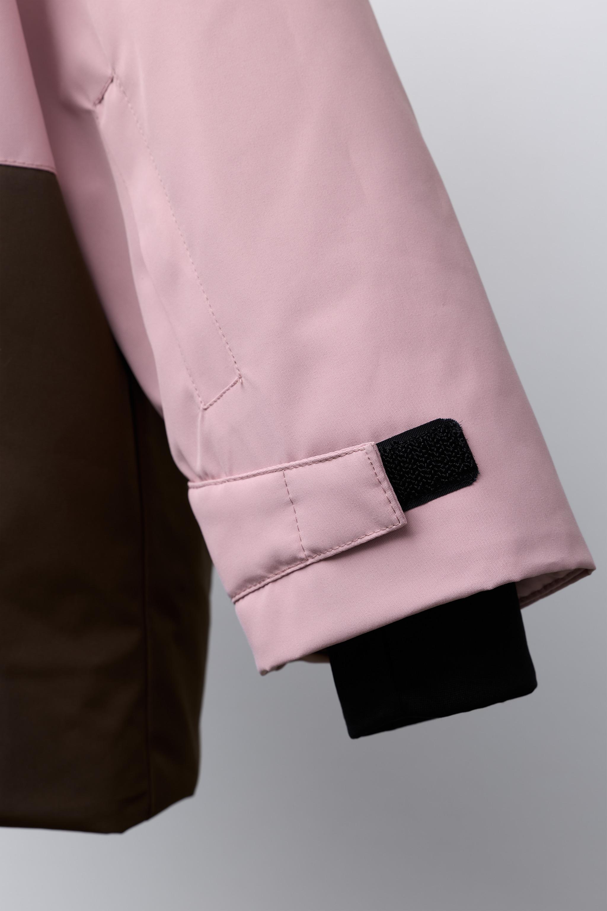 COLOR BLOCK WATERPROOF AND WINDPROOF HOODIE RECCO® SYSTEM SKI