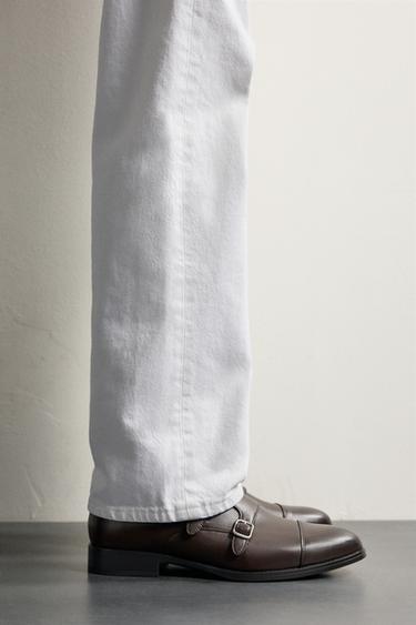 DOUBLE BUCKLE SMART SHOES - Brown by Zara - Image 0